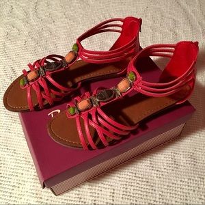 Bamboo sandals- size 8